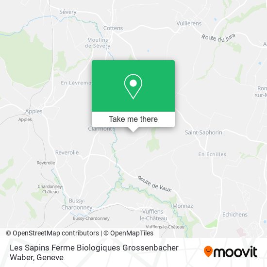 Les Sapins Ferme Biologiques Grossenbacher Waber map