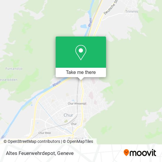 Altes Feuerwehrdepot map