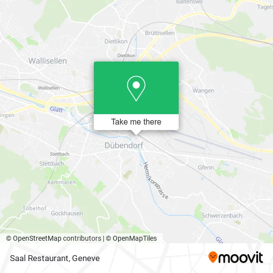 Saal Restaurant map