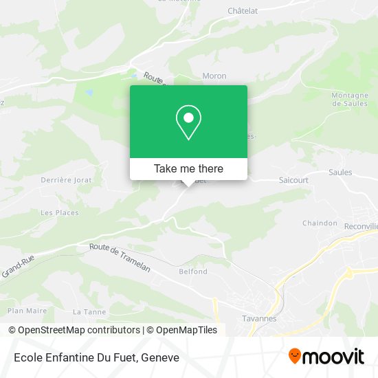 Ecole Enfantine Du Fuet map