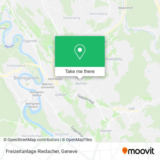 Freizeitanlage Riedacher map
