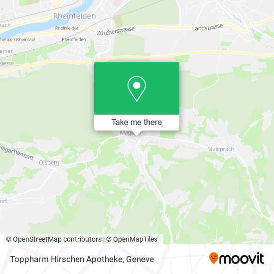 Toppharm Hirschen Apotheke map