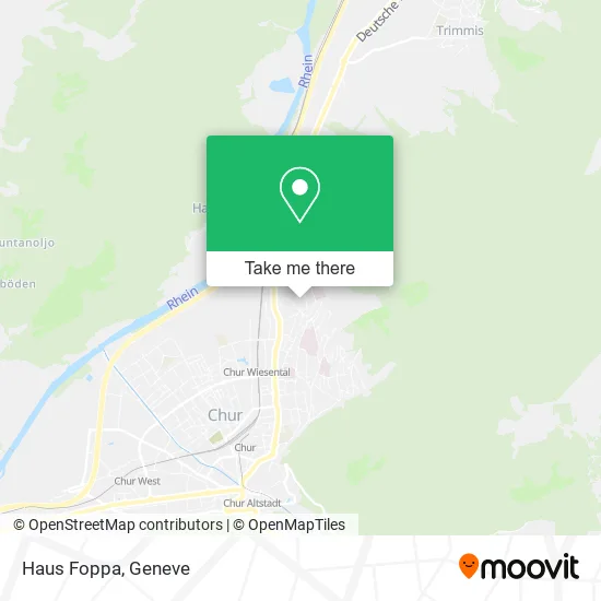Haus Foppa map