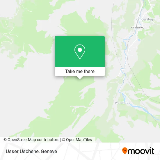 Usser Üschene map