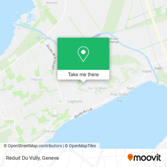 Réduit Du Vully map