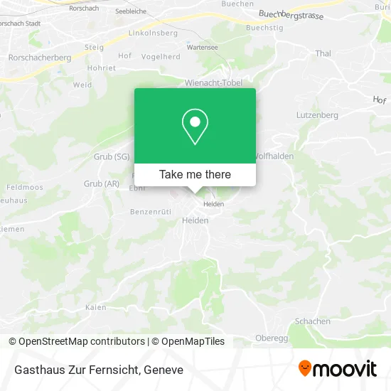 Gasthaus Zur Fernsicht map