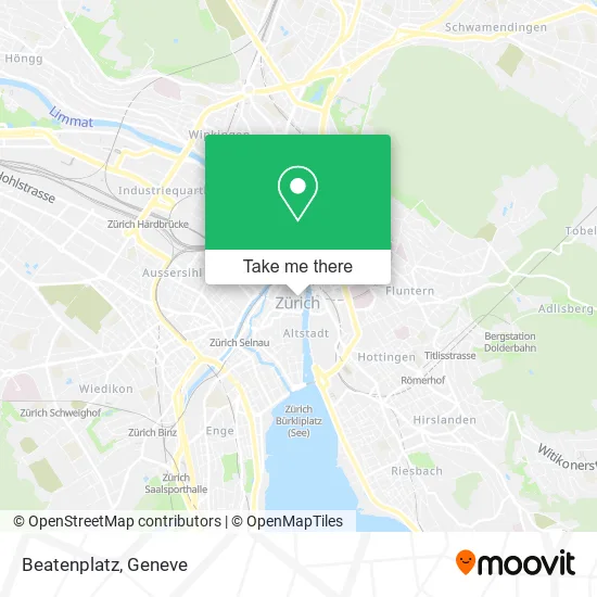 Beatenplatz map