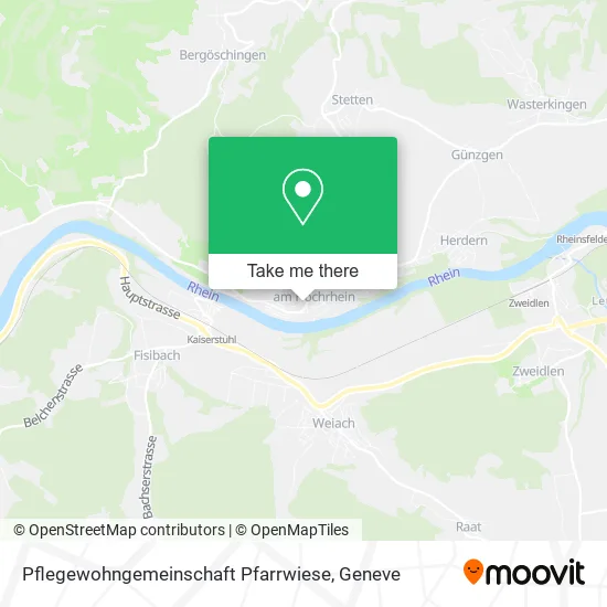 Pflegewohngemeinschaft Pfarrwiese map