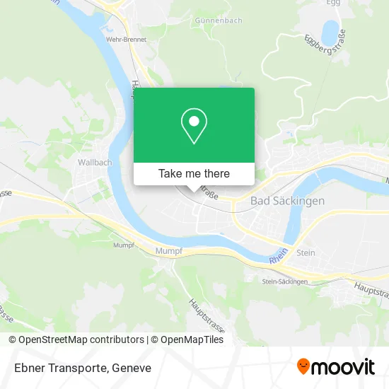 Ebner Transporte map