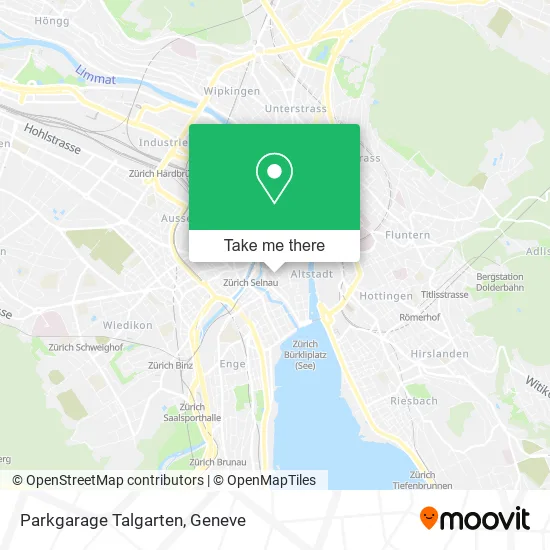 Parkgarage Talgarten map