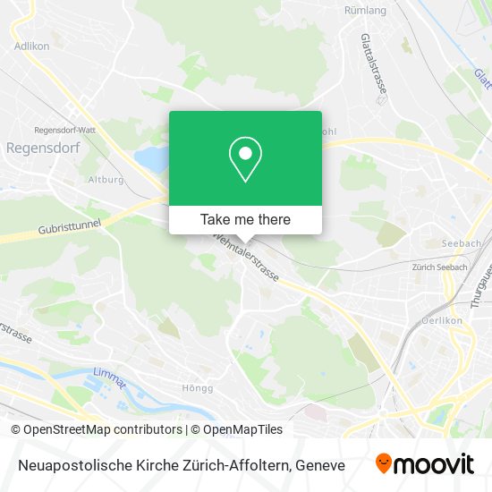 Neuapostolische Kirche Zürich-Affoltern map