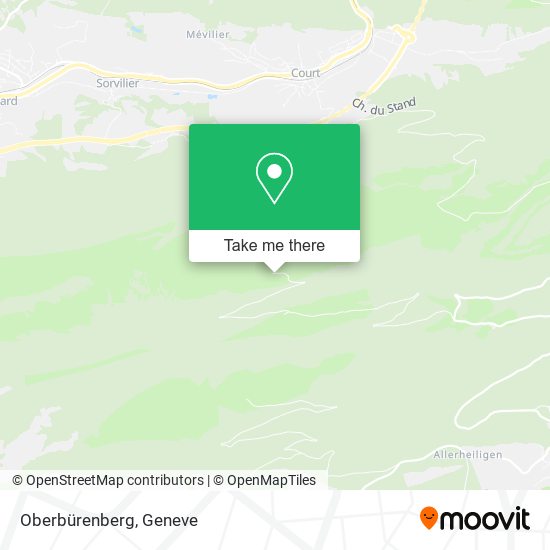 Oberbürenberg map