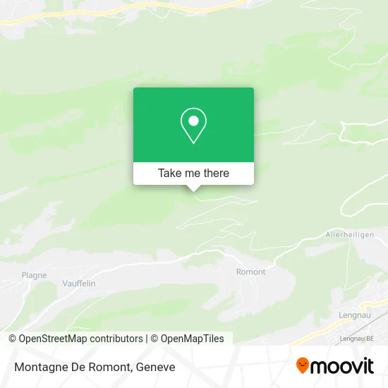 Montagne De Romont map