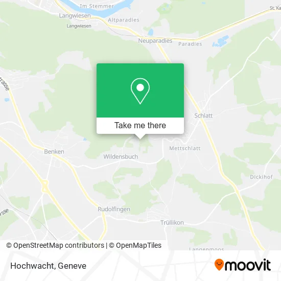 Hochwacht map