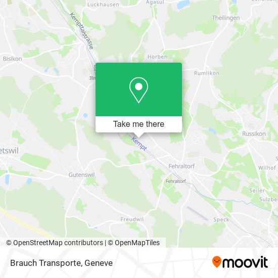Brauch Transporte map