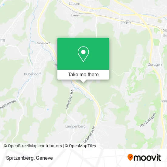 Spitzenberg map