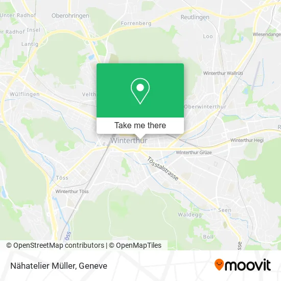Nähatelier Müller map