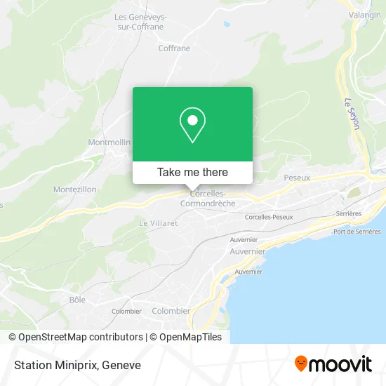 Station Miniprix map