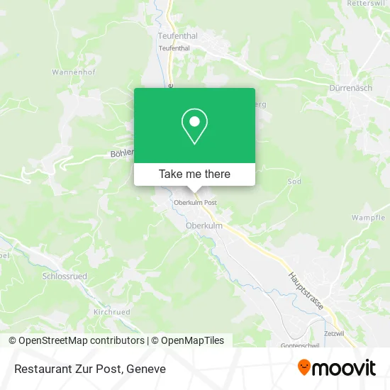 Restaurant Zur Post map