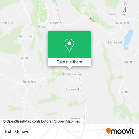 Bühl map