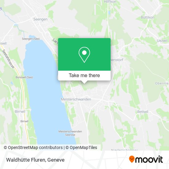Waldhütte Fluren map