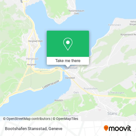Bootshafen Stansstad map