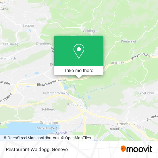 Restaurant Waldegg map