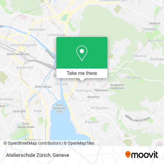 Atelierschule Zürich map