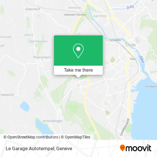 Le Garage Autotempel map