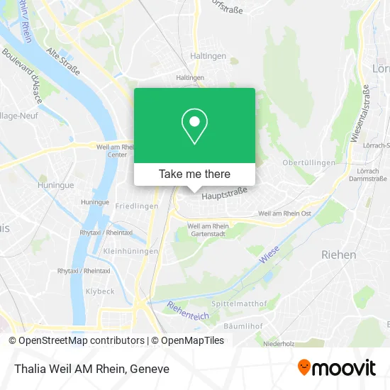 Thalia Weil AM Rhein map