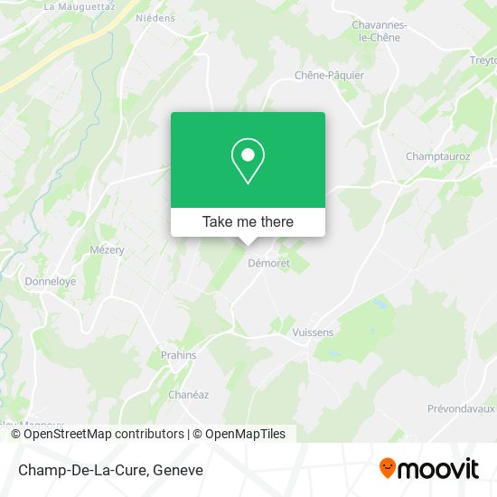 Champ-De-La-Cure map