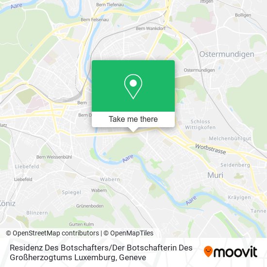 Residenz Des Botschafters / Der Botschafterin Des Großherzogtums Luxemburg map