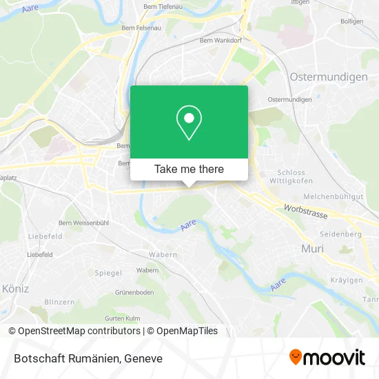 Botschaft Rumänien map