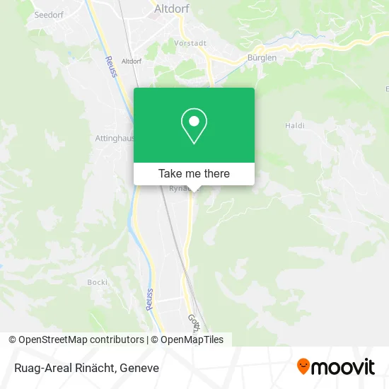 Ruag-Areal Rinächt map