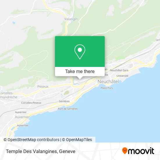 Temple Des Valangines map