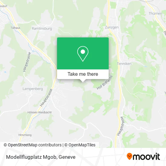 Modellflugplatz Mgob map