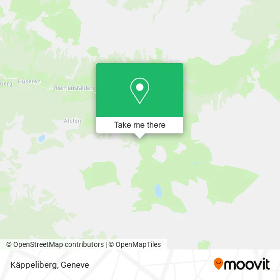Käppeliberg map