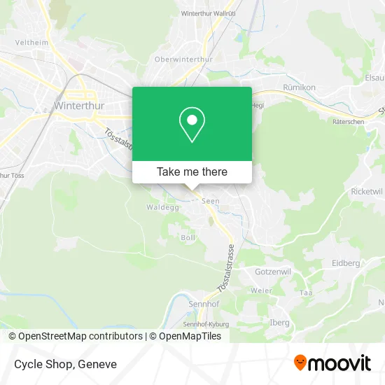 Cycle Shop map