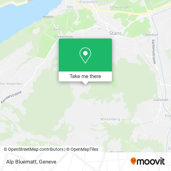 Alp Bluematt map