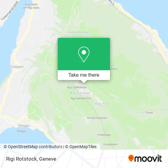 Rigi Rotstock map