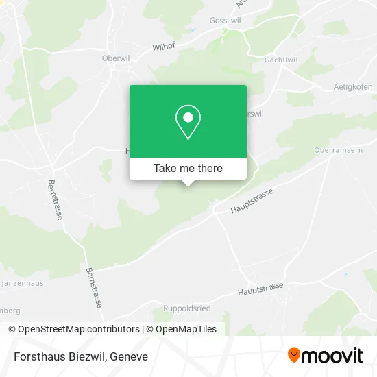 Forsthaus Biezwil map