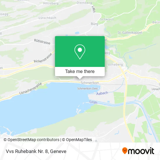 Vvs Ruhebank Nr. 8 map