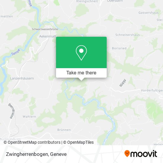 Zwingherrenbogen map