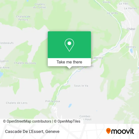 Cascade De L'Essert map