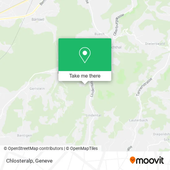 Chlosteralp map