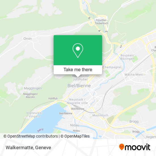 Walkermatte map