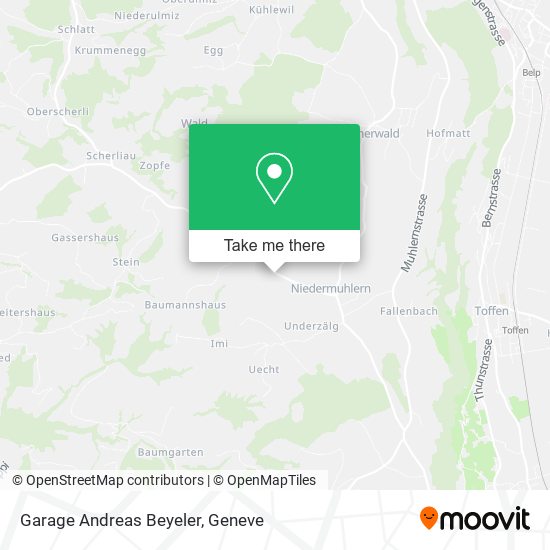 Garage Andreas Beyeler map