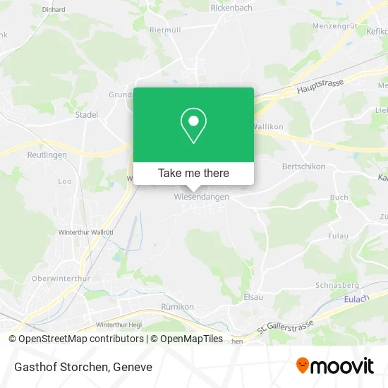 Gasthof Storchen map