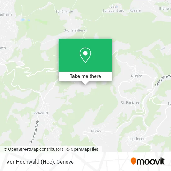 Vor Hochwald map