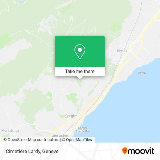 Cimetière Lardy map